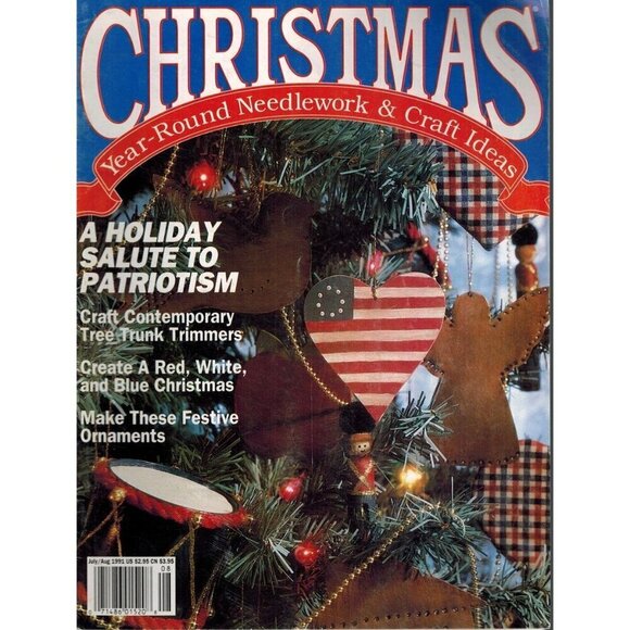 CHRISTMAS YEAR-ROUND NEEDLEWORK & CRAFT IDEAS - JULY/AUGUST 1991 - Picture 1 of 1